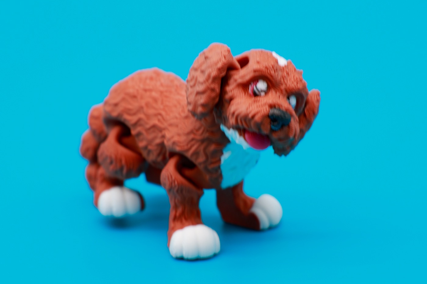 Articulated Golden Doodle print