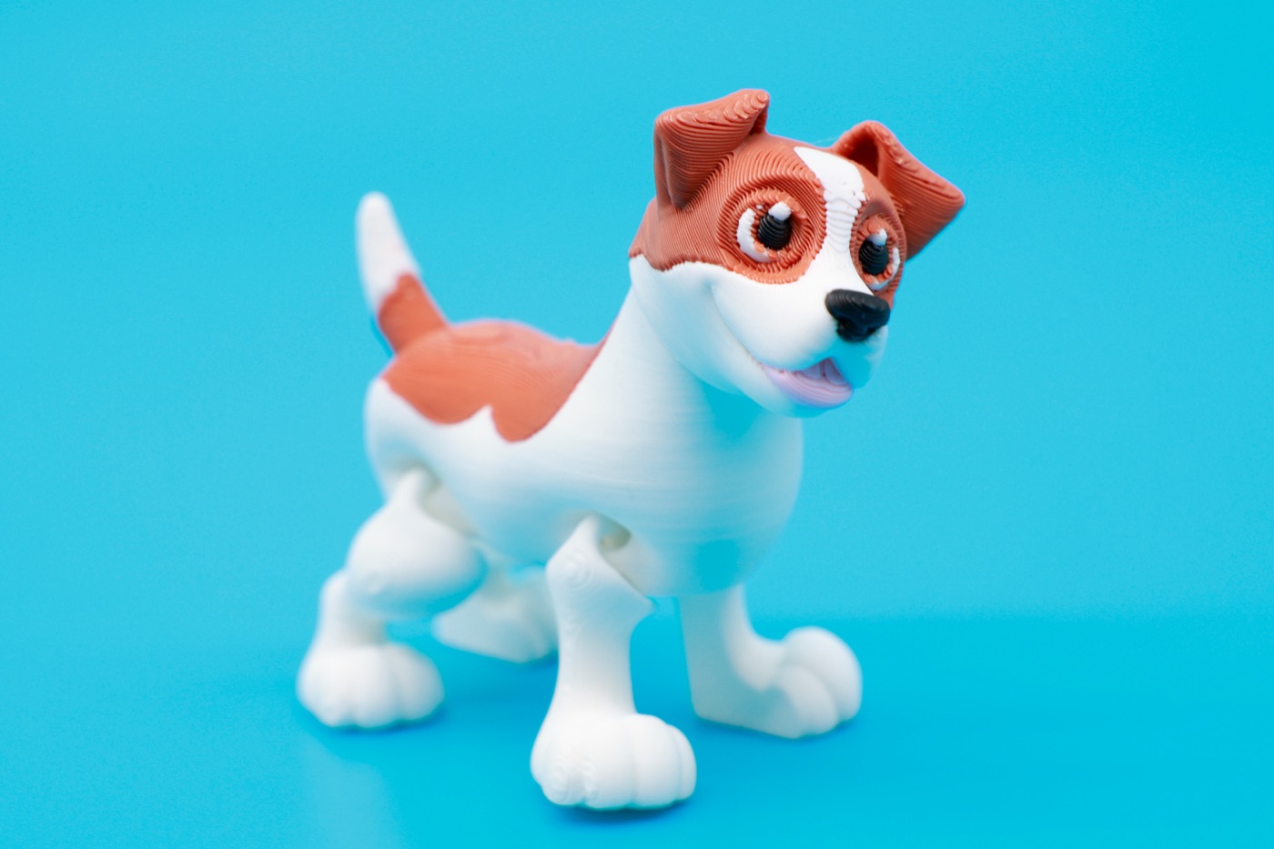 Articulated Jack Russell print