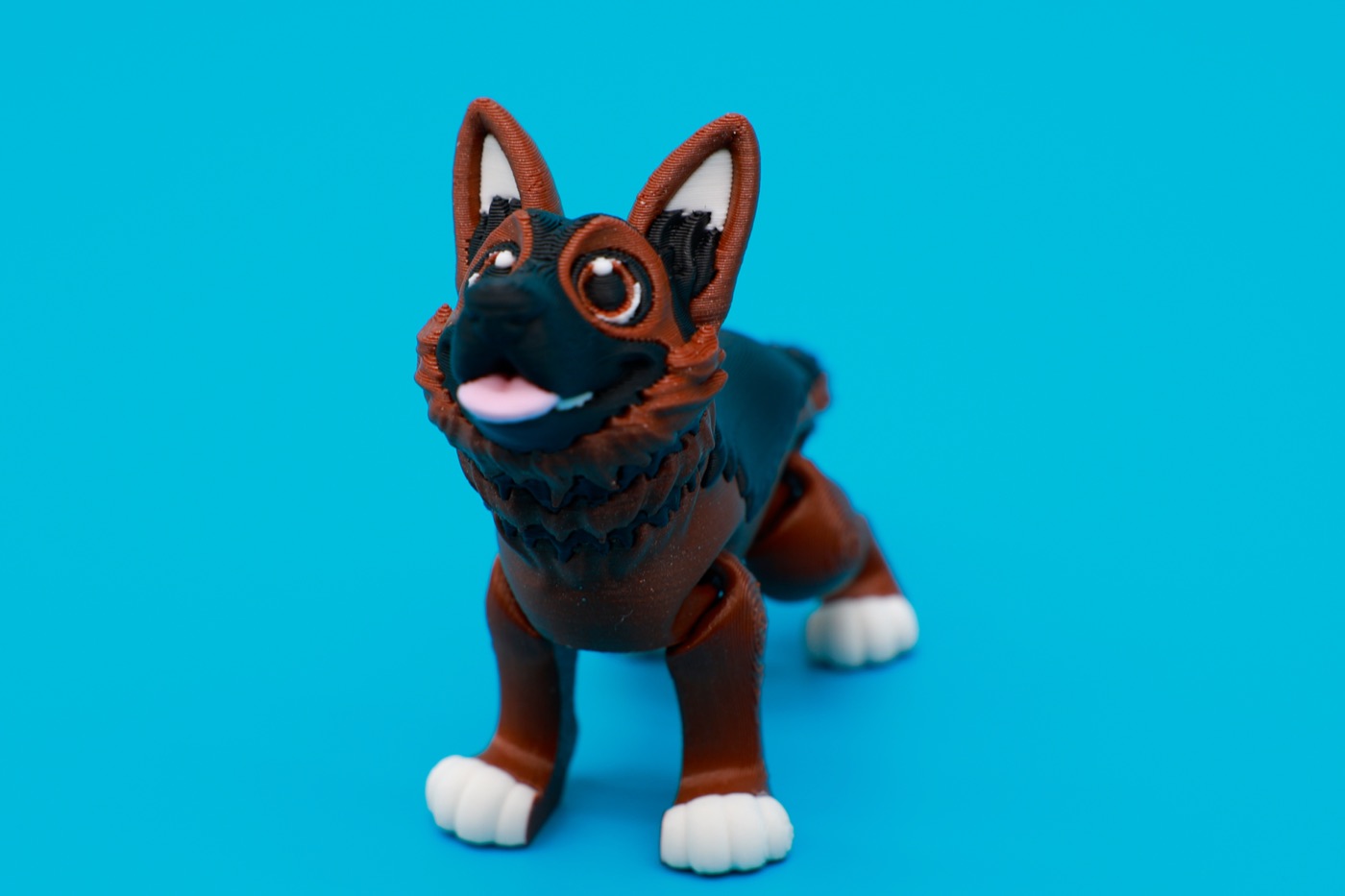 Articulated German Shepherd print