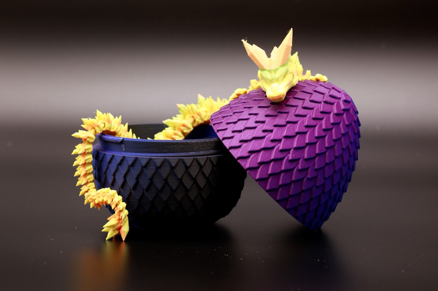 Frosty Berry egg opened with a surprise dragon inside