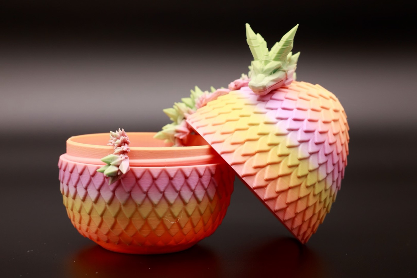 Sunset Petal egg opened with a surprise dragon inside