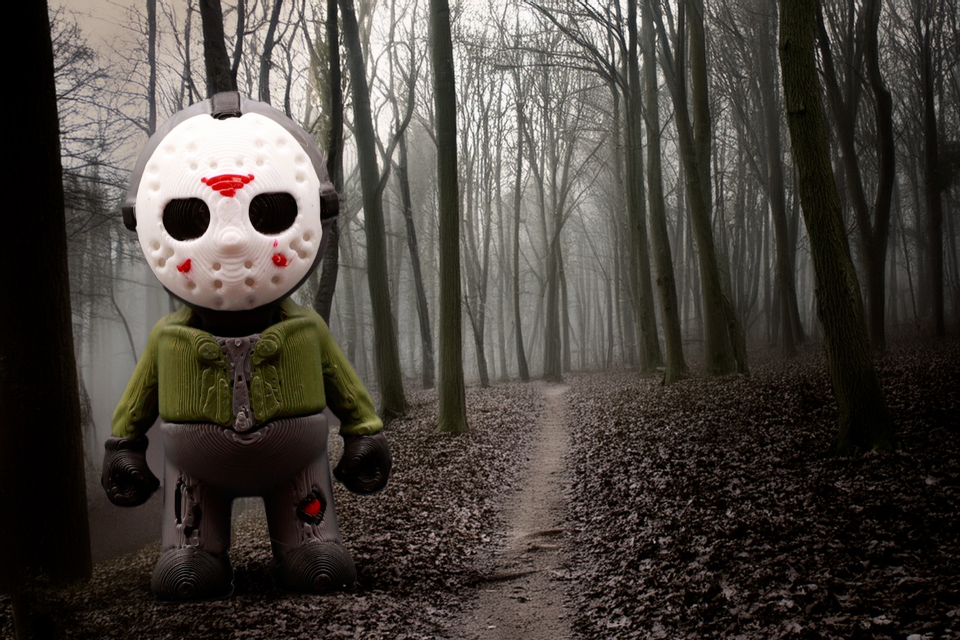 Jason figure, 3D printed