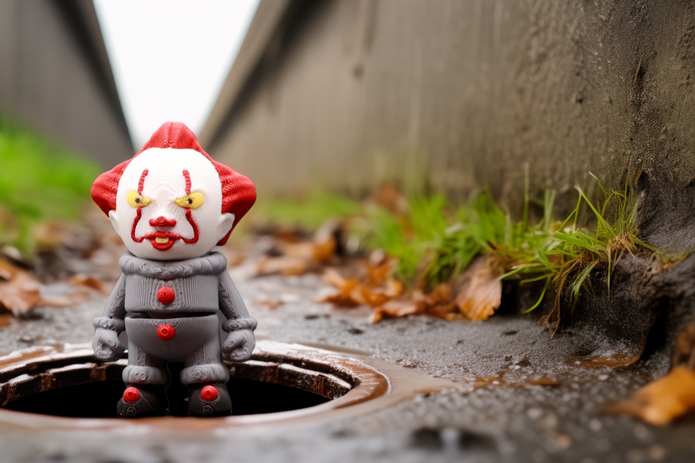 Penny Wise figure, 3D printed
