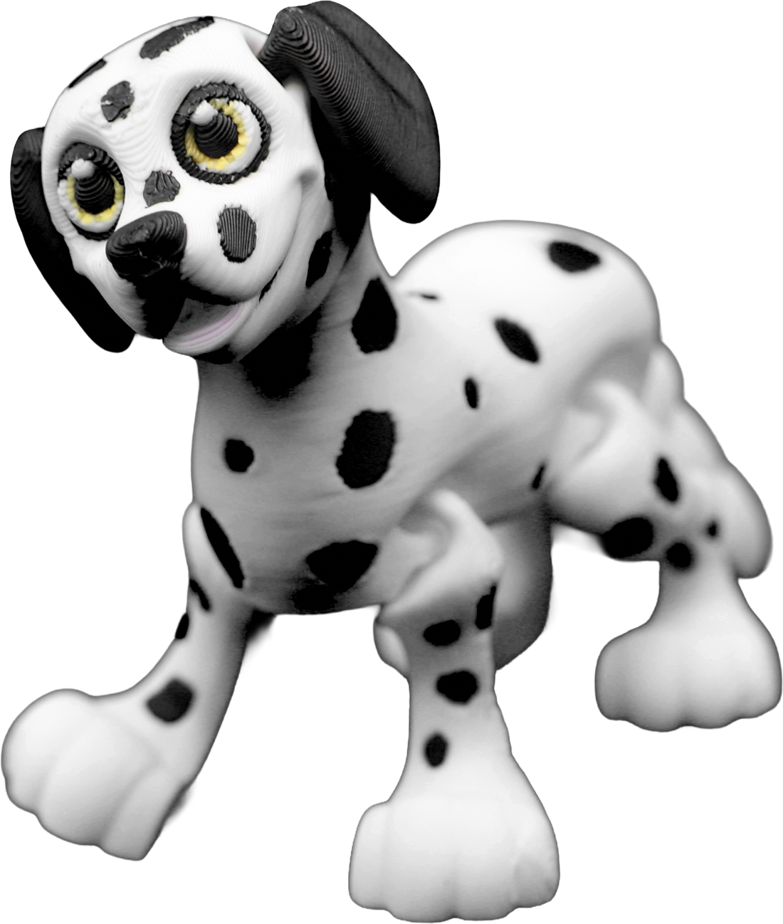 Poseable Dalmatian print